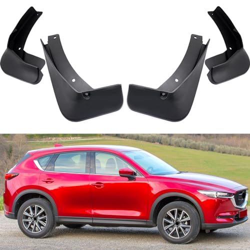 MOERTIFEI Mud Flaps for Mazda CX-5 2017-2021, 4pcs Black