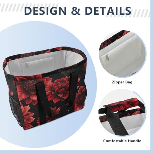 KLL Utility Bag Canvas Foldable Waterproof Laundry Tote4