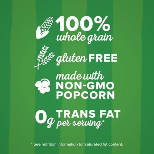 Microwave Popcorn Mini Bags Includes One Box of Orville Redenbacher Smart Pop Butter Popcorn in Mini Bag and a Create Sticker, 1 box contains 12 Mini Bags of Butter Popcorn