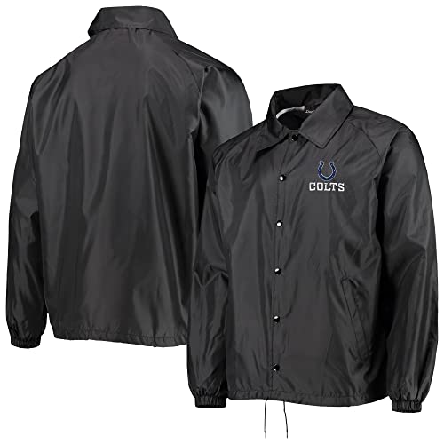 Image of Men's Royal Buffalo Bills Coaches Classic Raglan Full-Snap Windbreaker Jacket
