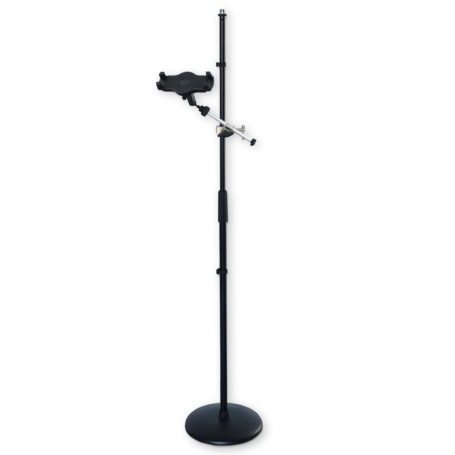 keepdrum MS015 prosty statyw mikrofonowy z uchwytem na tablet smartfona