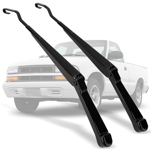 W0182-V316273 Front Driver & Passenger Side Windshield Wiper Arm Pair Kit For 1994-2004 Chevrolet S10 Replace# W0182-V316273 (Set of 2)