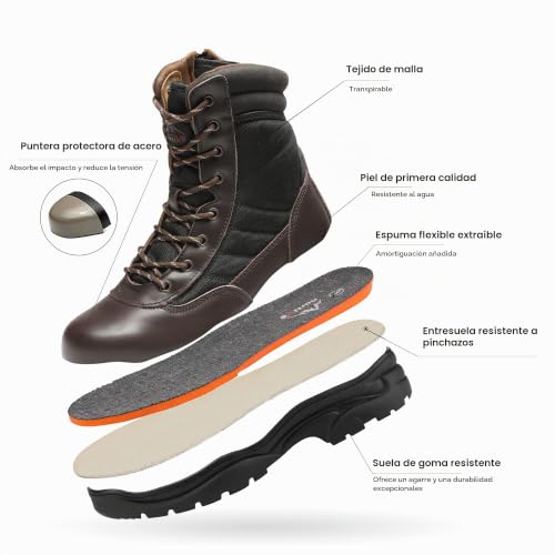 Encuentra reviews de Botas seguridad robusta disponible en línea. 9 Imagen adicional