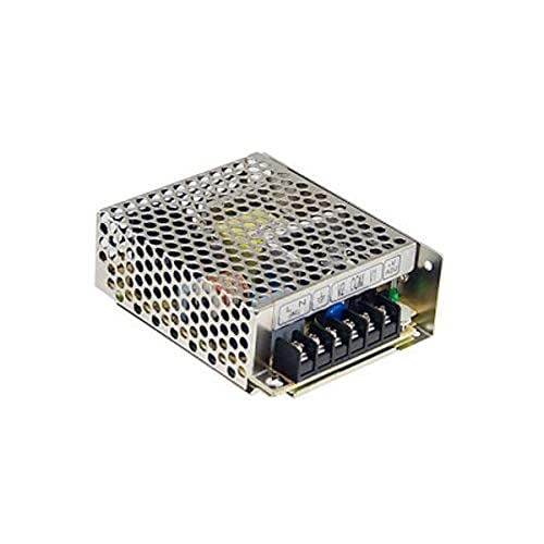 Mean Well RS-35-24 Enclosed Switching AC-to-DC Power Supply, Single Output, 24V, 0-1.5A, 36W, 1.4" H x 3.2" W x 3.9" L