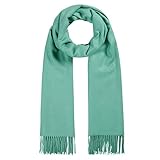 Supersoft CODELLO Damen Schal, Lange Fransen  Uni-Design  65% Polyester, 35% Viskose  65 x 180 cm