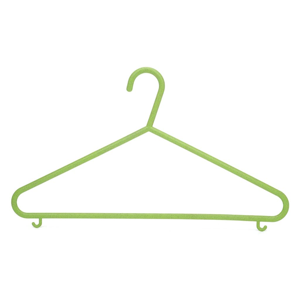 MOBYGKFY Multifunctional adult plastic hanger clothes coat skirt hanger clothes hanger(Vert)