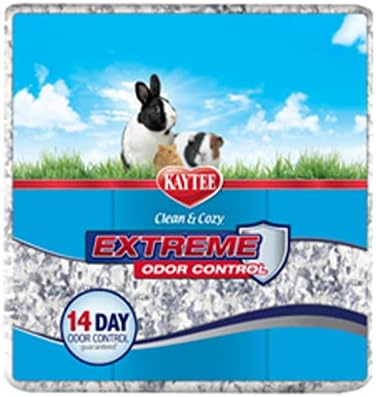 Kaytee Clean & Cozy Extreme Odor Control Bedding for Pet Guinea Pigs, Rabbits, Hamsters, Gerbils, and Chinchillas, 65 Liters