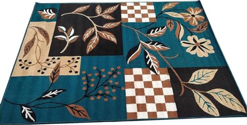 Image of Carpet for Living Room 5X7 FEET S Blue Color for Home
