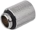 Bitspower G1/4" Male to Female Extender Fitting, 20mm, Silver Shining