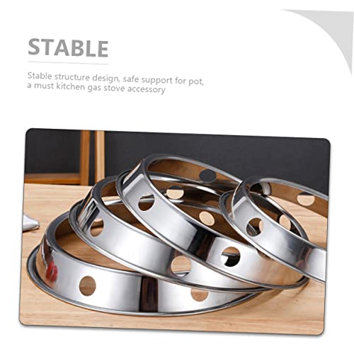 Luxshiny 2 Unidades Fogão a Gás Anel Wok Redondo Substituição De Tripés De Fogão Queimador Wok Supor