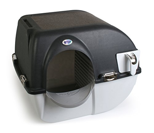 Omega Paw Elite Self Cleaning Roll 'n Clean Litter Box, Midnight Black, Large (EL-RA20-1) by Omega Paw - Image 2