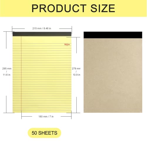 Bloc-notes A4 papier double face perforé pour organiser vos révisions d'examens - 2