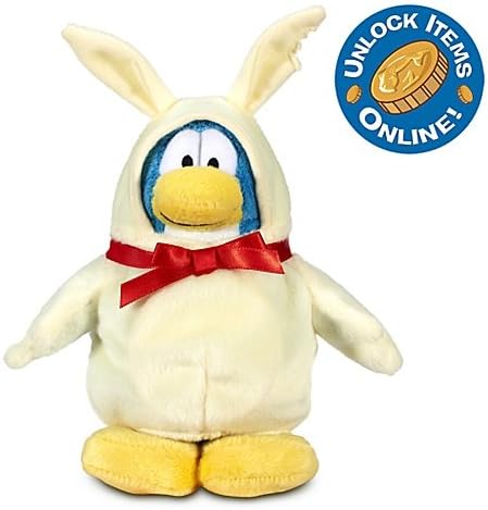 Club Penguin 6'' Limited Edition Penguin Plush - White Chocolate Bunny