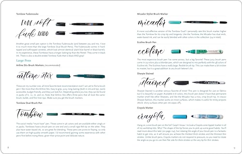 image for PETER PAUPER PRESS Brush Lettering from A to Z: A Fun and Comprehensiv