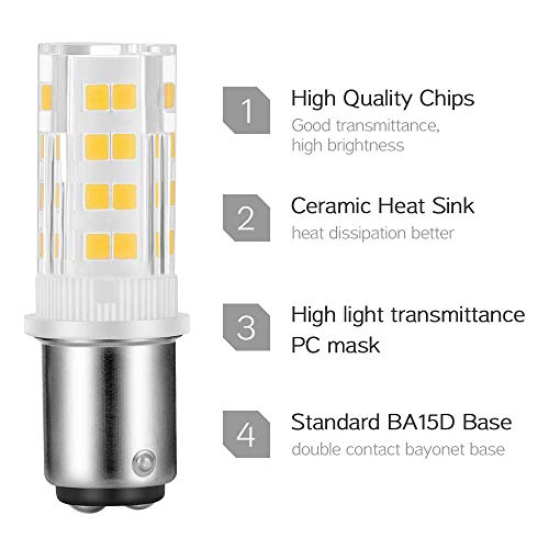 Double Contact Push in LED Bulbs (3W ) 2 Pack