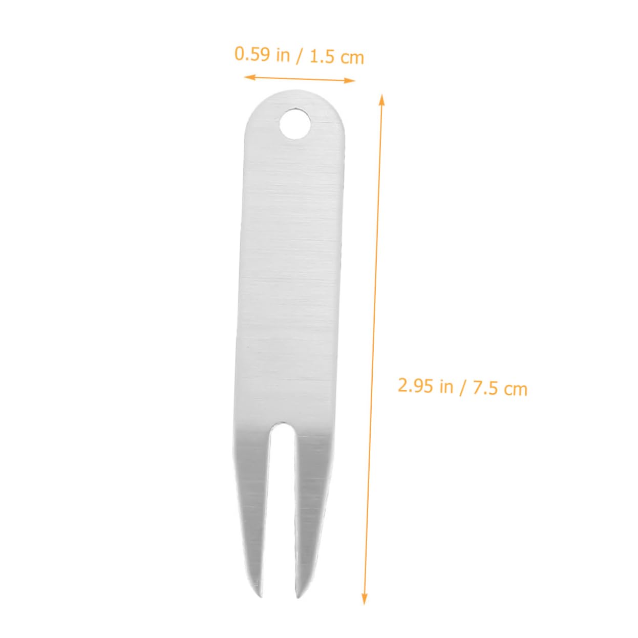 VANZACK Golfgabel Golf-Divot-Tools Pitchgabel Hotfix-Tool Golfplatzpflege Golfplatzreparatur Golfzubehör professionelle Golfwerkzeuge personalisiertes Divot-Tool Rostfreier Stahl