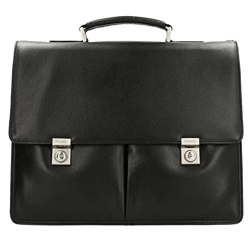 Mallette Picard Aberdeen Office Bag noire aux finitions premium