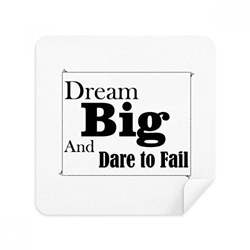 Chiffon de Nettoyage au Bureau pour Smartphone et Lunettes en Daim Dream Big