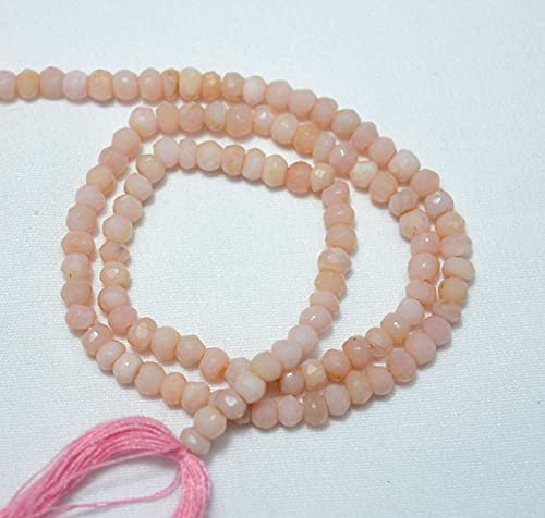 Perles opale rose 4mm LKBEADS pour fabriquer vos bijoux d'été et colliers bohèmes faits main
