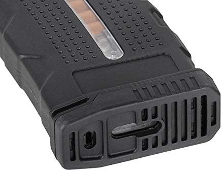 Battleaxe Cargador Mid-Cap Airsoft 150 Bolas M4 AR15 M16 HK416 Polímero Negro