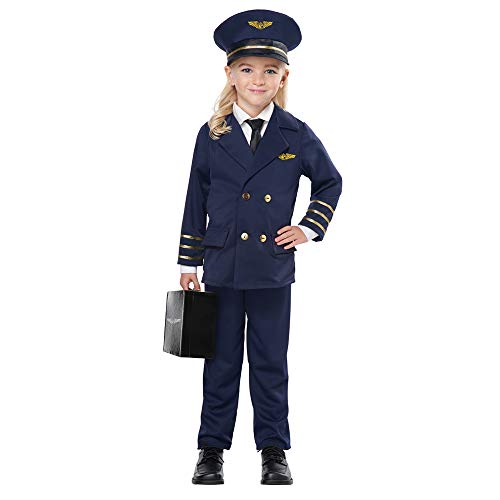 Toddler Pint-Sized Pilot Aviator Costume size 3T-4T