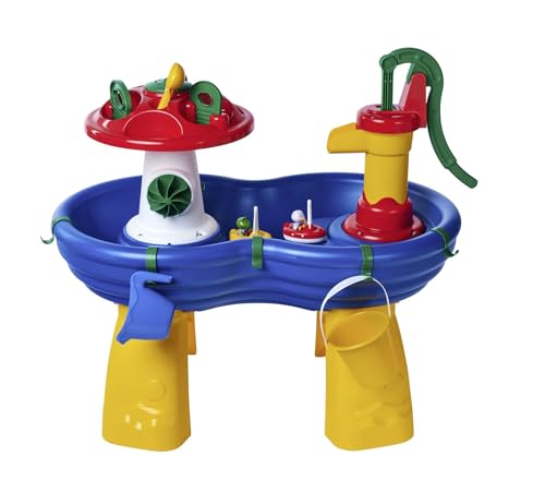 Table d'eau pour enfants Aquaplay Champignon Arroseur 2 bâteaux et 2 figurines incluses - vue 3