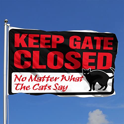 Drapeau Manny Keep Gate Closed solution pour decorer un grand mur