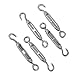 M4 Tensor Gancho Tensor de Alambre Tensor de Acero Inoxidable 304 Tensor Cuerda Tendedero Hook & Ojo Tensor Ajustable Tensores para Cables Toldos 5 piezas