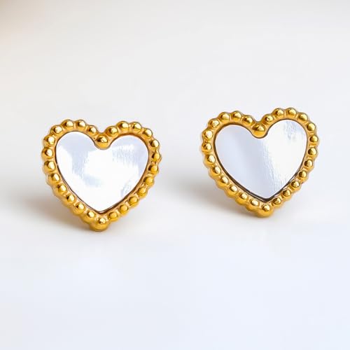 Image of Rubans Demi Fine Stainless Steel Stud Earrings Daily Gift for Women & Girls