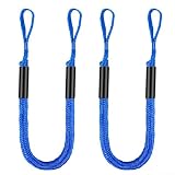 Bungee-Dockleine, Festmacherleine, elastische Bootsschnürschnur ohne Knotensystem, stoßdämpfendes Docking-Seil für Ski, widerstandsfähige Marine-Festmacherleine, 1,2 m bis 1,5 m Stretch, 2 Stück (2