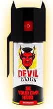 Pepper Spray for Women Safety self Defence of Men, Girls and Elderly with Glass Breaker Cap and Holster 35g, 55ml by Devil Will Cry- Defense of The Innocent (Pack of 2)