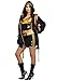 Dreamgirl Women's World Champion Female Costume, Black/Gold, X-Large