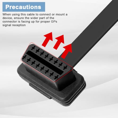 Image of STHIRA OBD2 Spliter 2 in 1 Extension Cable 16-Pin Male to Dual Female OBDII Connector Cable for Automotive Diagnostic Scan Tools, Code Readers, and Monitoring Devices