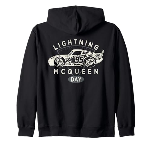 Disney and Pixar's Cars 95 Profile Lightning McQueen Day Sweat à Capuche
