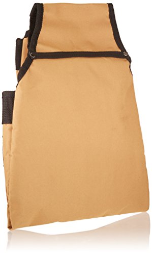 Style N Craft 76-927 9 Pocket Tool Pouch In 600D Polyester, Khaki/Black #TOP2