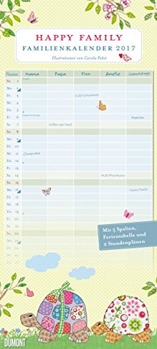 Happy Family Familienkalender 2017: Familienplaner...