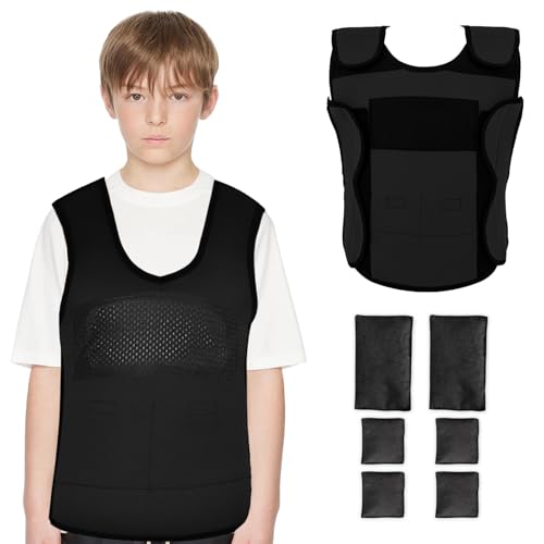 Image of Weight Vest for Kids Black (Black, Large)