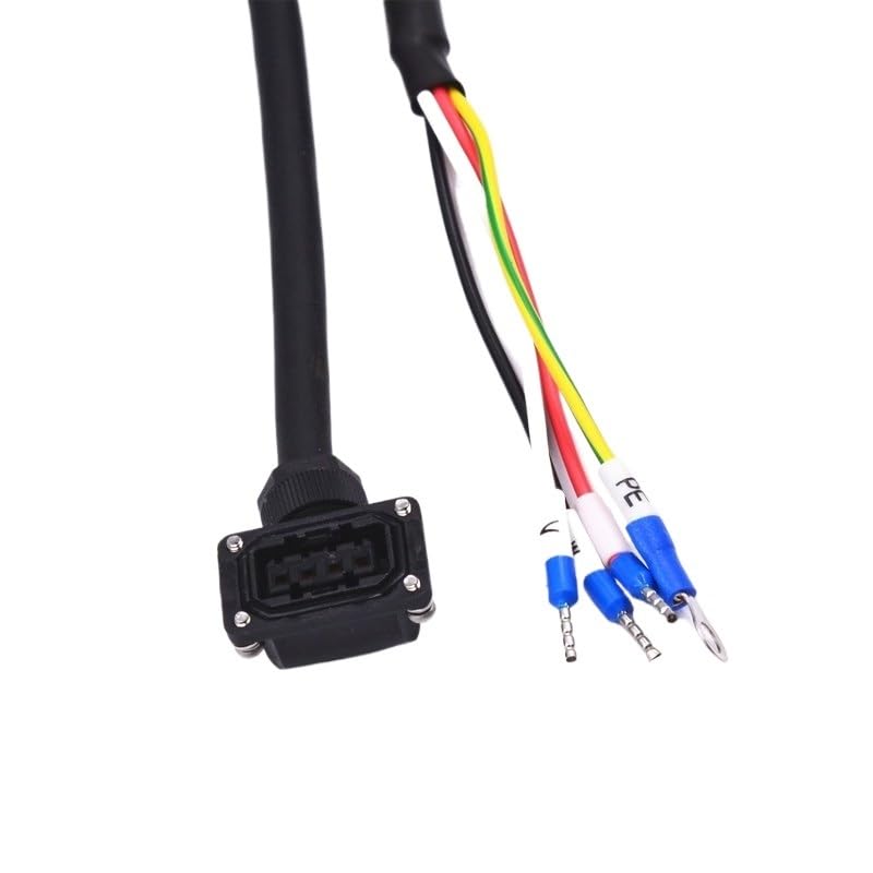 Suitable for MR-J3/J4/JE-10A/20A/40A/70A Series Drive, Motor MR-PWS1CBL3Meter 5M10M 15M-A1-L/H Power Cable(MR-PWS1CBL-A1-H,20m)