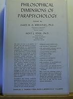Philosophical dimensions of parapsychology 0398033110 Book Cover