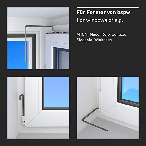 INBUS® Fenster Einstellwerkzeug 4mm & TX15 – Ansicht 2