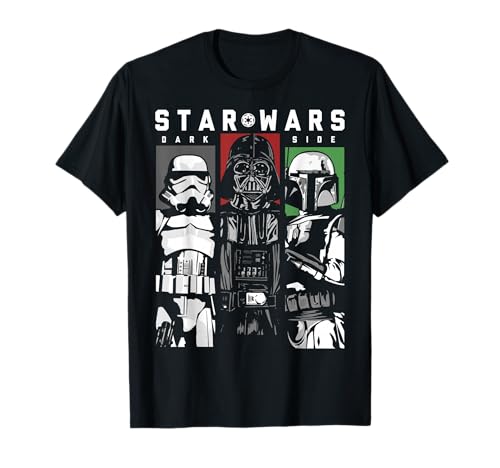 Star Wars Dark Side Panels T-shirt geek et vêtement coton