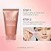 Nuvie Collagen Mask, Overnight Peel off Face Mask, Skin Care with Hydrolyzed Collagen, Elasticity & Hydration Care, Moisturizes & Brightens Skin, Includes Brush, 2.53 Fl.Oz
