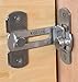 3 inch The 90 Door Buckle Bolt barn Door Lock Right Angle Bending Latch hasp Toilet Doors and Windows