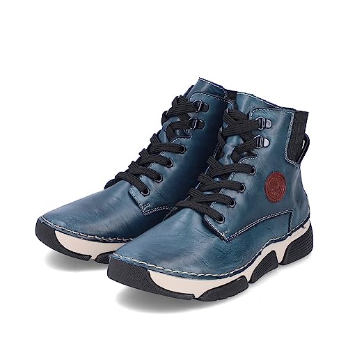 Rieker Damen Stiefel 45943-12 blau Gr. 42 – Ansicht 6