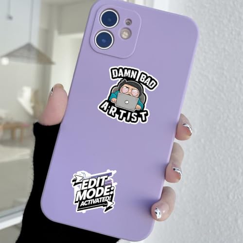 Image of Video Editor Waterproof Vinyl Stickers Pack of 50 | Editing, Premiere Pro, After Effects, Davinci Resolve, Filmmaker & Content Creator Decals for Laptop, Water Bottle, Notebook & Phone Case