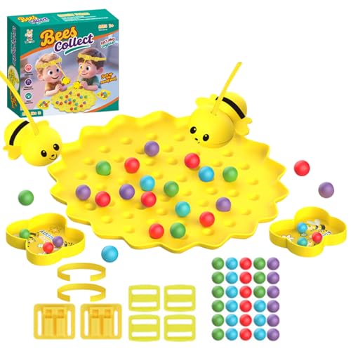 Bexdug Juego de,Juego de de Abejas de Mesa magnética | Juguetes educativos interactivos para niños niñas casa Escuela Viaje Desarrollo Habilidades