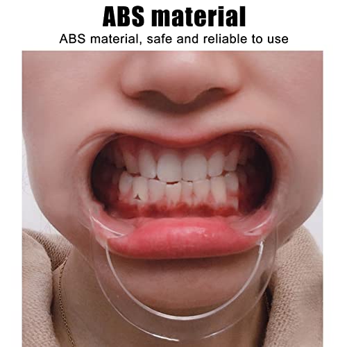 Abridor de Boca, Retrator de Bochecha Portátil Transparente 10 Peças para Clínicas Odontológicas (M)