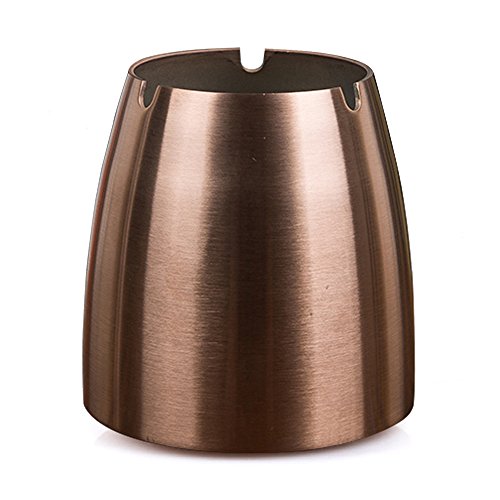 OILP Large Windproof Ashtray for Cigarettes Outdoor Ashtrays for Patio Beautiful Tabletop Smoke