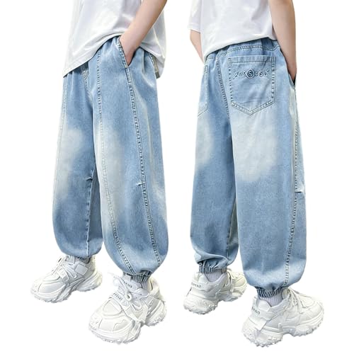 Pantalones vaqueros infantiles con cintura elástica que evita rozaduras y presiones