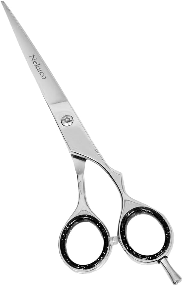 Professional 6.5 inches Hair Cutting Scissors, Premium Quality Stainless Steel Hair Scissors, Hair Shears with Adjustable Screw for Barber Salon &